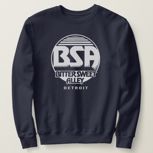 Bitter Sweet Alley (BSA Original) BLK Logo Trui (Design voorkant)