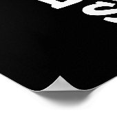 Bitter Sweet Funny Snoep Pun Dark BG Poster (Hoek)