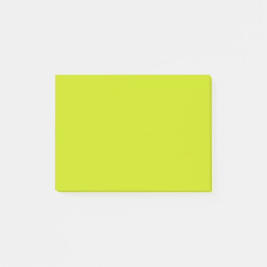 Bittercitroen (vaste kleur) post-it® notes (Voorkant)