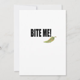 Bittere peper. Vegan Edition Feestdagenkaart