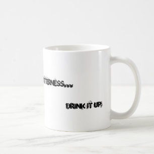 Bitterheid...drink het op! koffiemok