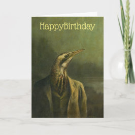 Bittern Gentleman Verjaardag Kaart