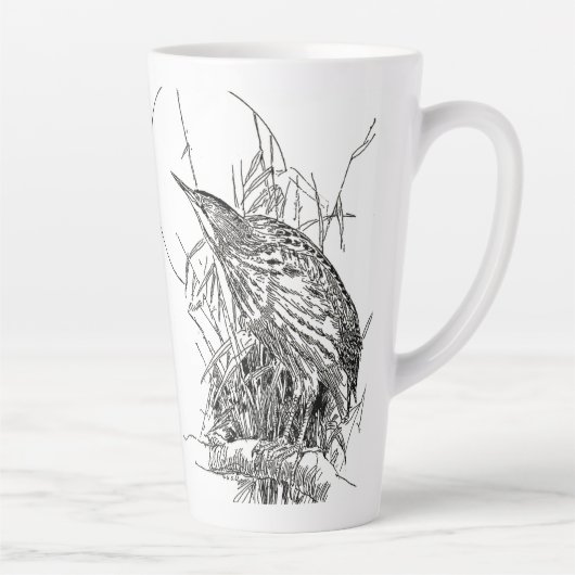 Bittern Heron Birds Animals Wildlife Latte Mok (Rechts)