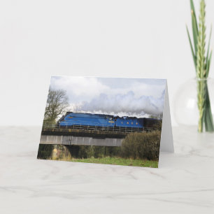 "Bittern" Old Steam Train Locomotive Wenskaart Kaart