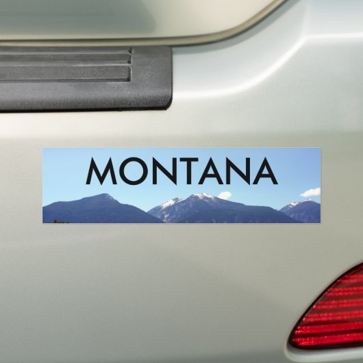 bitteroot vally berg 09, MONTANA Bumpersticker (Op auto)