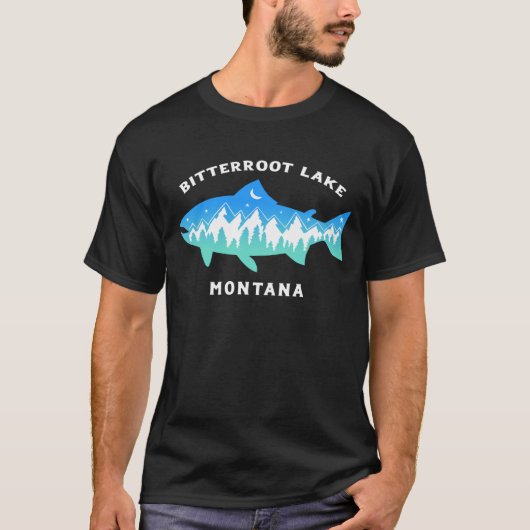 Bitterroot Lake Montana t-shirt (Voorkant)
