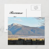 Bitterroot Mountains Briefkaart (Voorkant / Achterkant)