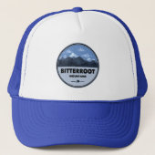 Bitterroot Mountains Camping Trucker Pet (Voorkant)