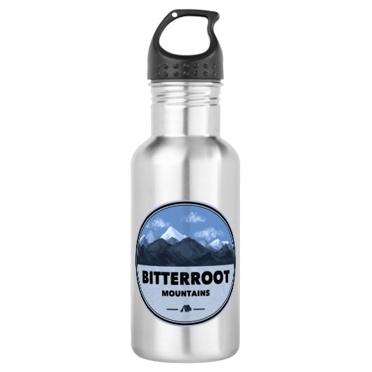 Bitterroot Mountains Camping Waterfles (Voorkant)