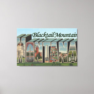 Bitterroot Nat'l Forest, Montana 2 Canvas Afdruk