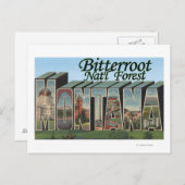 Bitterroot Nat'l Forest, Montana Briefkaart (Voorkant / Achterkant)