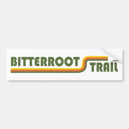 Bitterroot Trail Bumpersticker (Voorkant)