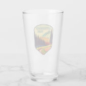 Bitterroot Trail Montana Kleuren Glas (Achterkant)