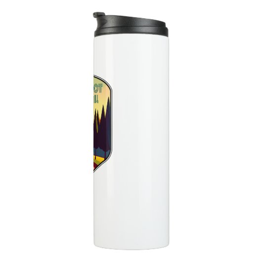 Bitterroot Trail Montana Kleuren Thermosbeker (Geroteerd rechts)