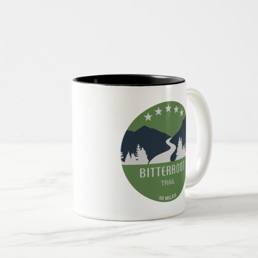 Bitterroot Trail Tweekleurige Koffiemok (Voorkant rechts)