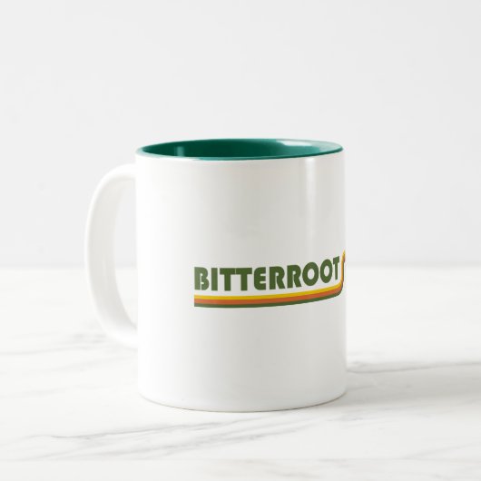 Bitterroot Trail Tweekleurige Koffiemok (Voorkant links)