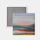 Bitterroot Valley Montana magneet (Voorkant / Achterkant)