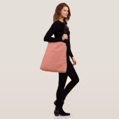 Bitters zoete effen kleur crossbody tas (Op model)