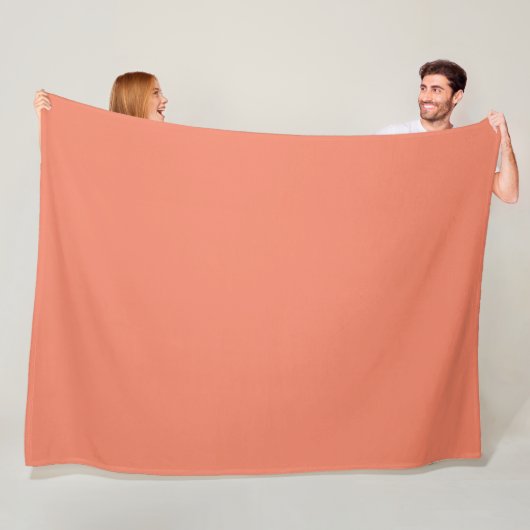 Bitters zoete effen kleur fleece deken (In situ)