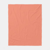Bitters zoete effen kleur fleece deken (Voorkant)