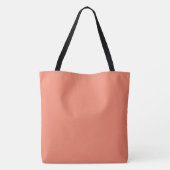 Bitters zoete effen kleur tote bag (Achterkant)