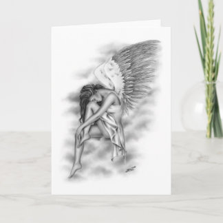 Bittersweet Angel-Wenskaart Kaart