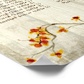 Bittersweet Herfst - Receptietabel Zitkaarten Poster (Hoek)