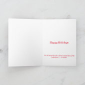 Bitterzoet--Het Winterkoninkje van Carolina. De Feestdagen Kaart (Binnen)