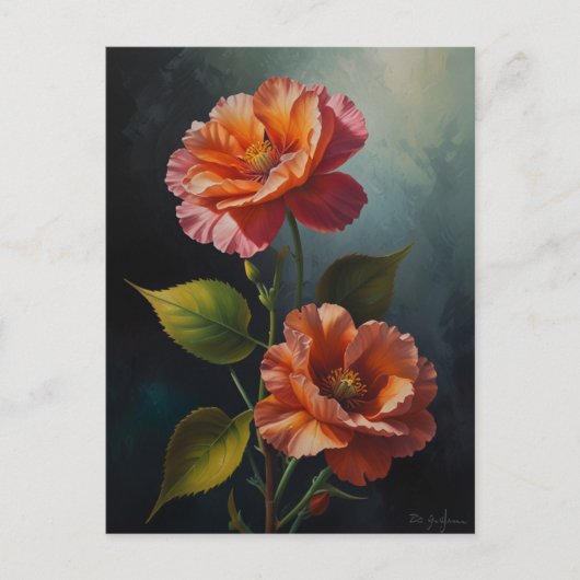 Bitterzoete bloemen briefkaart (Voorkant)