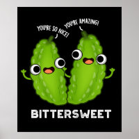 Bitterzoete Funny Bitter Gourd Pun Dark BG