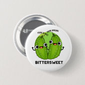 Bitterzoete Funny Bitter Gourd Pun Ronde Button 5,7 Cm (Voorkant /achterkant)