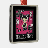 Bitterzoete Lili-gothic Metalen Ornament (Rechts)