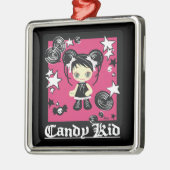 Bitterzoete Lili-gothic Metalen Ornament (Links)