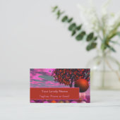 Bitterzoete mening, Bronze Raspberry Maple Tree Visitekaartje (Staand voorkant)