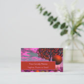 Bitterzoete mening, Bronze Raspberry Maple Tree Visitekaartje (Staand voorkant)