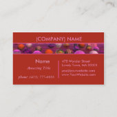 Bitterzoete mening, Bronze Raspberry Maple Tree Visitekaartje (Achterkant)