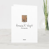 bitterzoete noot-Kaart Kaart (Achterkant)