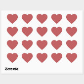 Bitterzoete shimmer (vaste kleur) hart sticker (Vel)