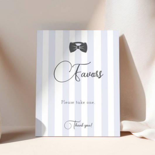 Bitty Bow Oh Boy Baby Shower Favors Poster