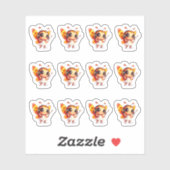 Bitty Butterfly 12 Sticker Blad (Vel)