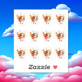 Bitty Butterfly 12 Sticker Blad