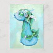 Bitty Water Dragon Briefkaart (Voorkant)