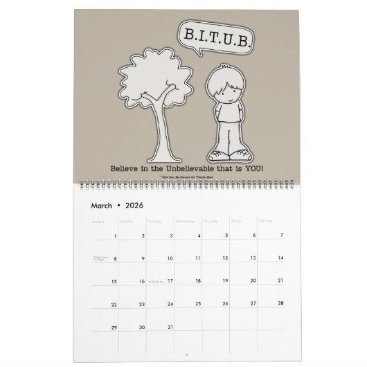 BITUB 2022-kalender (groot) Kalender (Mar 2026)
