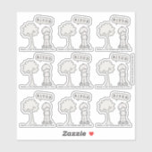 BITUB (geloof in het ongelooflijke) Sticker (Vel)