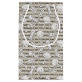 BITUB-patroon (geloof in het ongelooflijke) Klein Cadeauzakje (Achterkant)