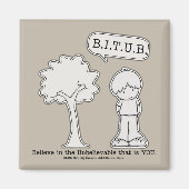 BITUB-patroon (geloof in het ongelooflijke) Magneet (Voorkant)