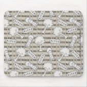 BITUB-patroon (geloof in het ongelooflijke) Muismat (Voorkant)