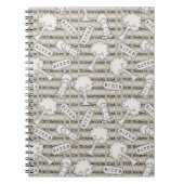 BITUB-patroon (geloof in het ongelooflijke) Notitieboek (Voorkant)