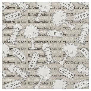BITUB-patroon (geloof in het ongelooflijke) Stof