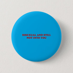 Biual En Niet Trots Op Jou Queer Lesbienne Wlw Ronde Button 5,7 Cm